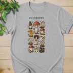 Mushroom Botanical Illustration #3 T-shirt
