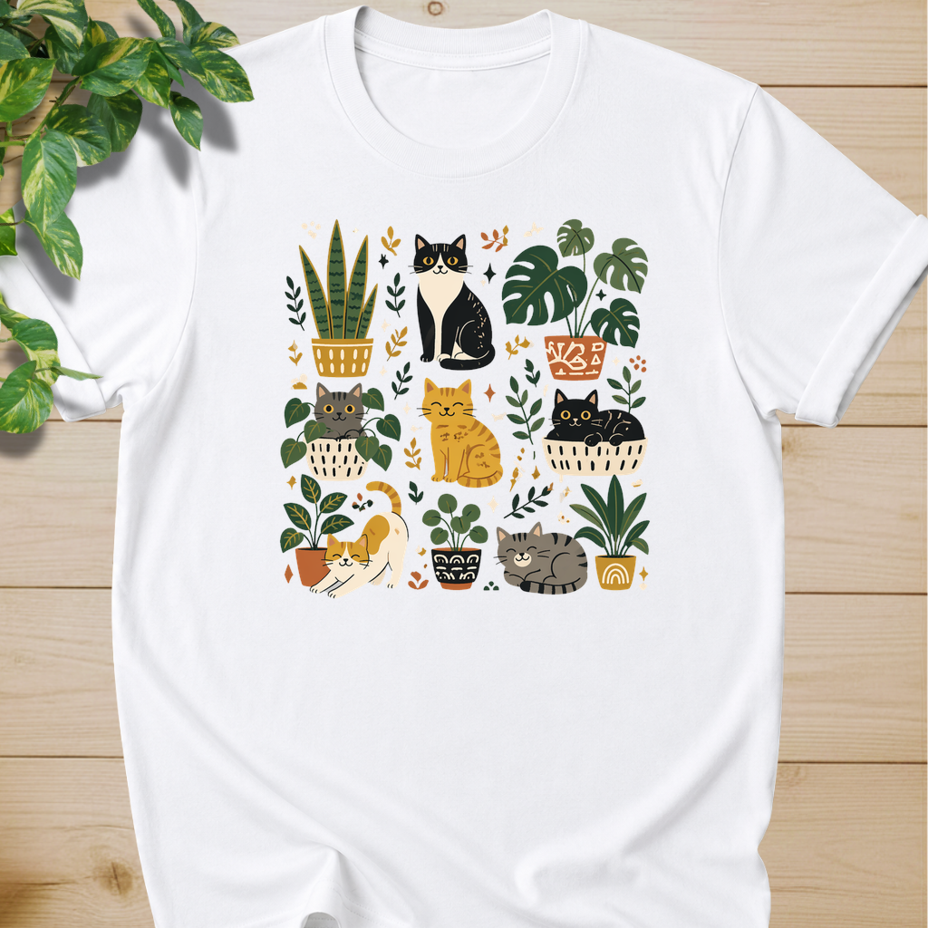 Cats & Houseplants #2 T-shirt