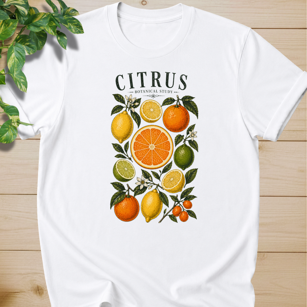 Citrus Botanical Study T-shirt