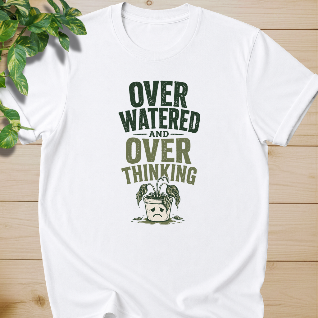 Overwatered And Overthinking T-shirt