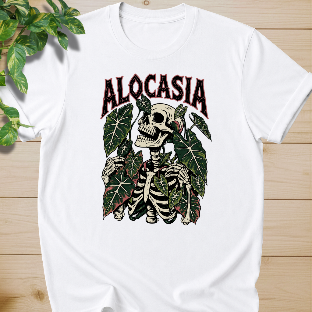 Alocasia Gothic Skeleton T-Shirt